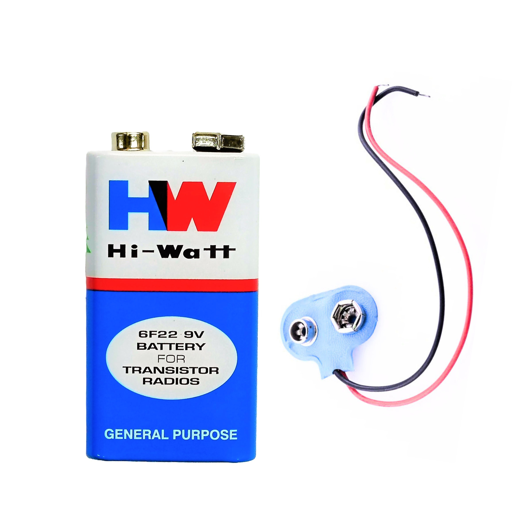 9V Battery with Cap